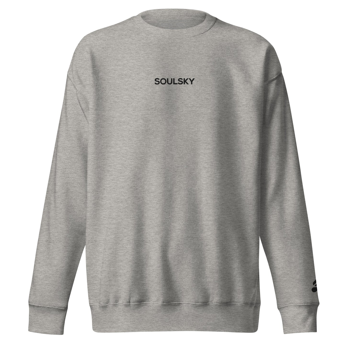 SOULSKY Classic Crew Sweatshirt - Light Gray