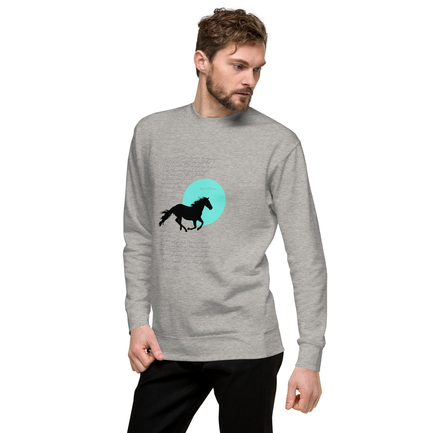 SIGUE A TU CORAZON (Listen to Your Heart) Sweatshirt (Gray)