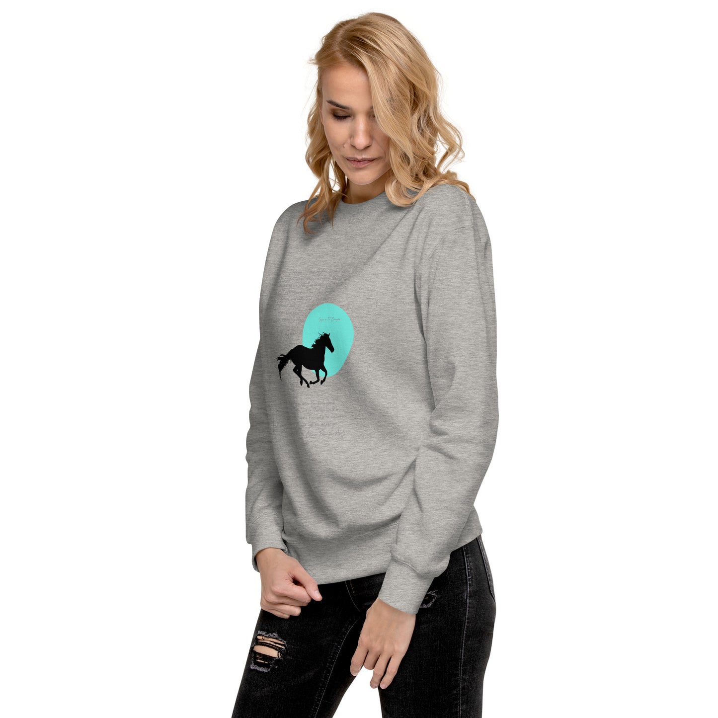 SIGUE A TU CORAZON (Listen to Your Heart) Sweatshirt (Gray)