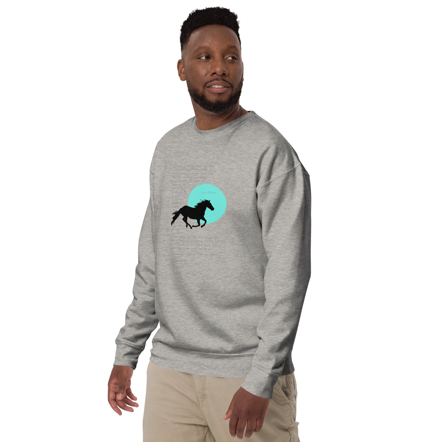 SIGUE A TU CORAZON (Listen to Your Heart) Sweatshirt (Gray)