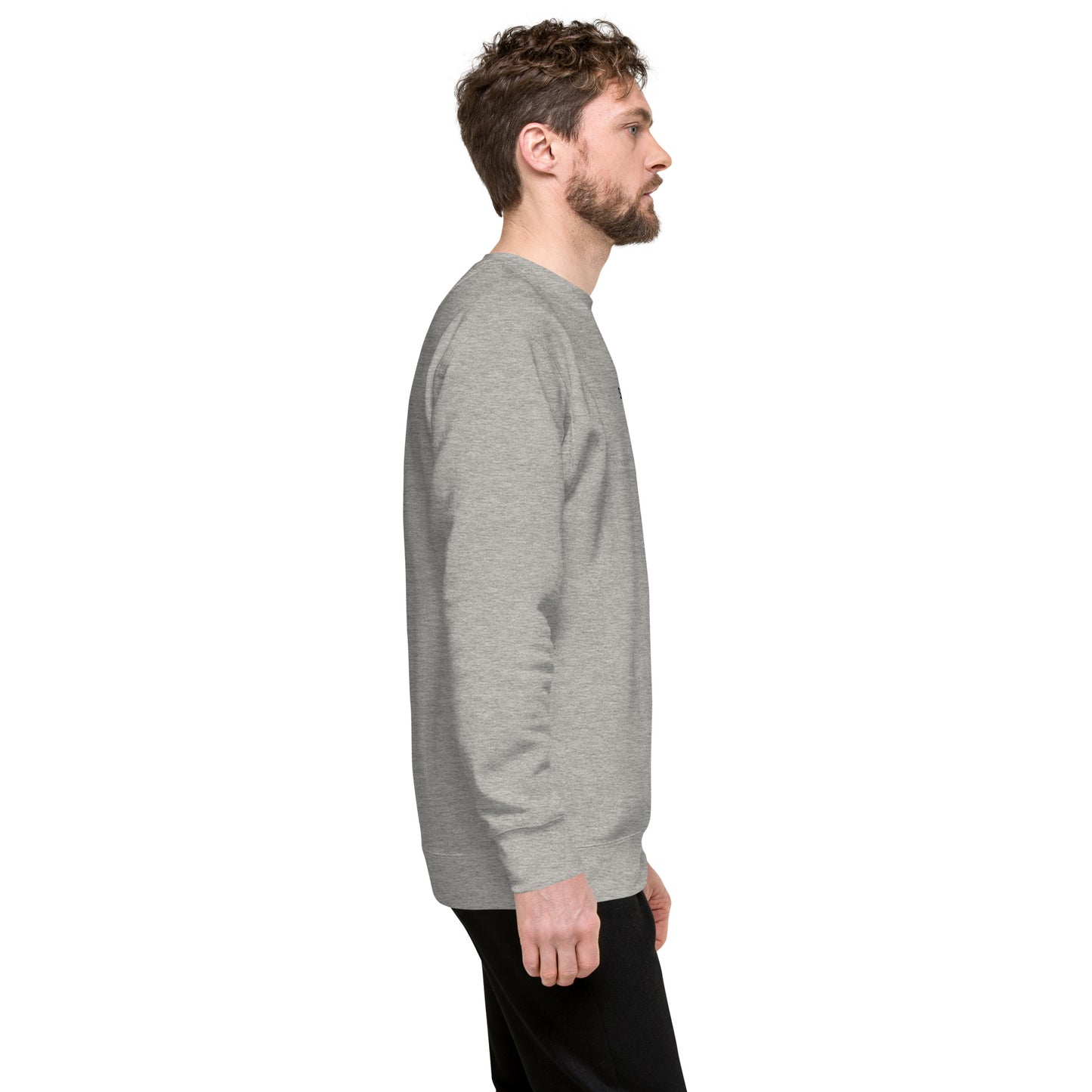 SOULSKY Classic Crew Sweatshirt - Light Gray