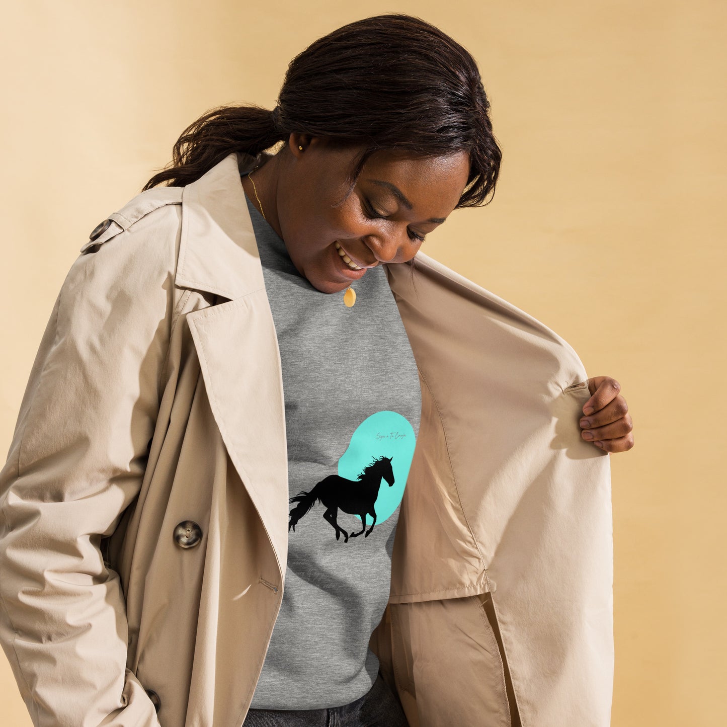 SIGUE A TU CORAZON (Listen to Your Heart) Sweatshirt (Gray)