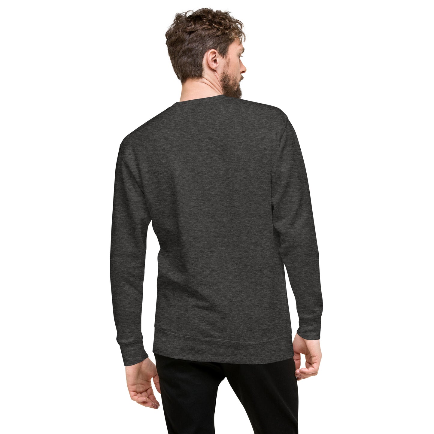 SOULSKY Classic Crew Sweatshirt - Charcoal Gray