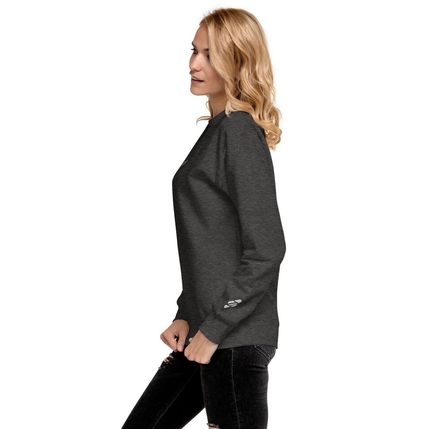 SOULSKY Classic Crew Sweatshirt - Charcoal Gray
