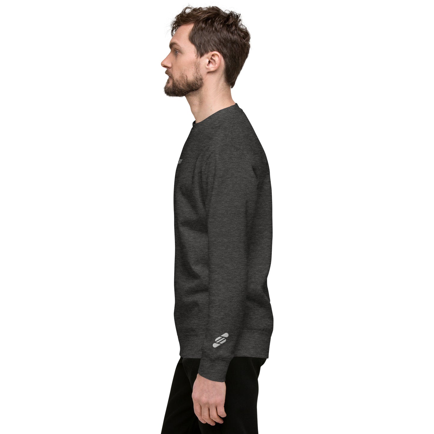 SOULSKY Classic Crew Sweatshirt - Charcoal Gray