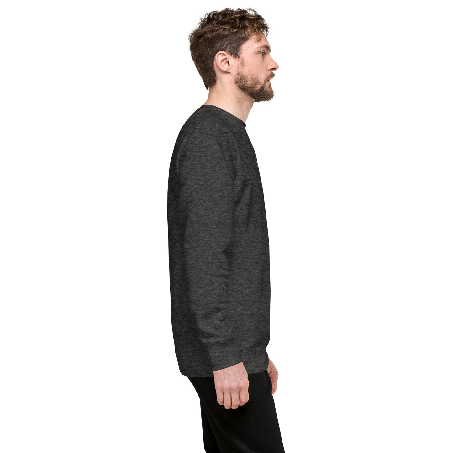 SOULSKY Classic Crew Sweatshirt - Charcoal Gray