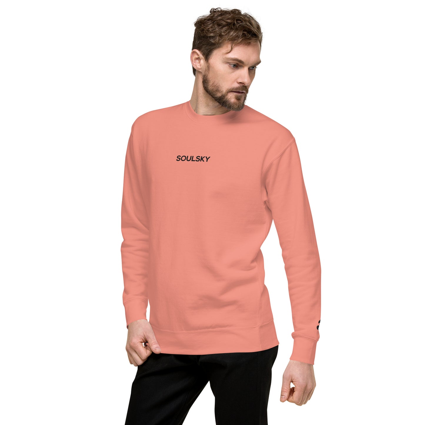 SOULSKY Classic Crew Sweatshirt - Pink