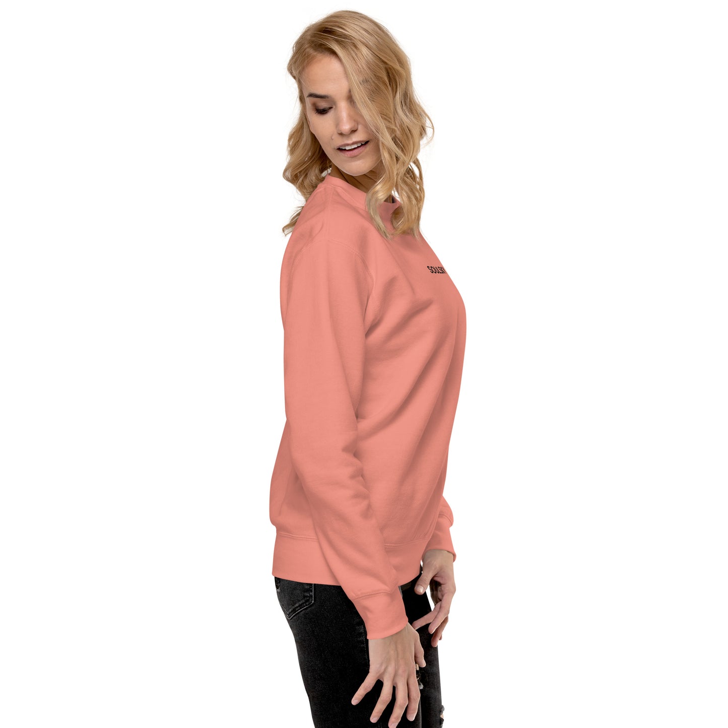 SOULSKY Classic Crew Sweatshirt - Pink