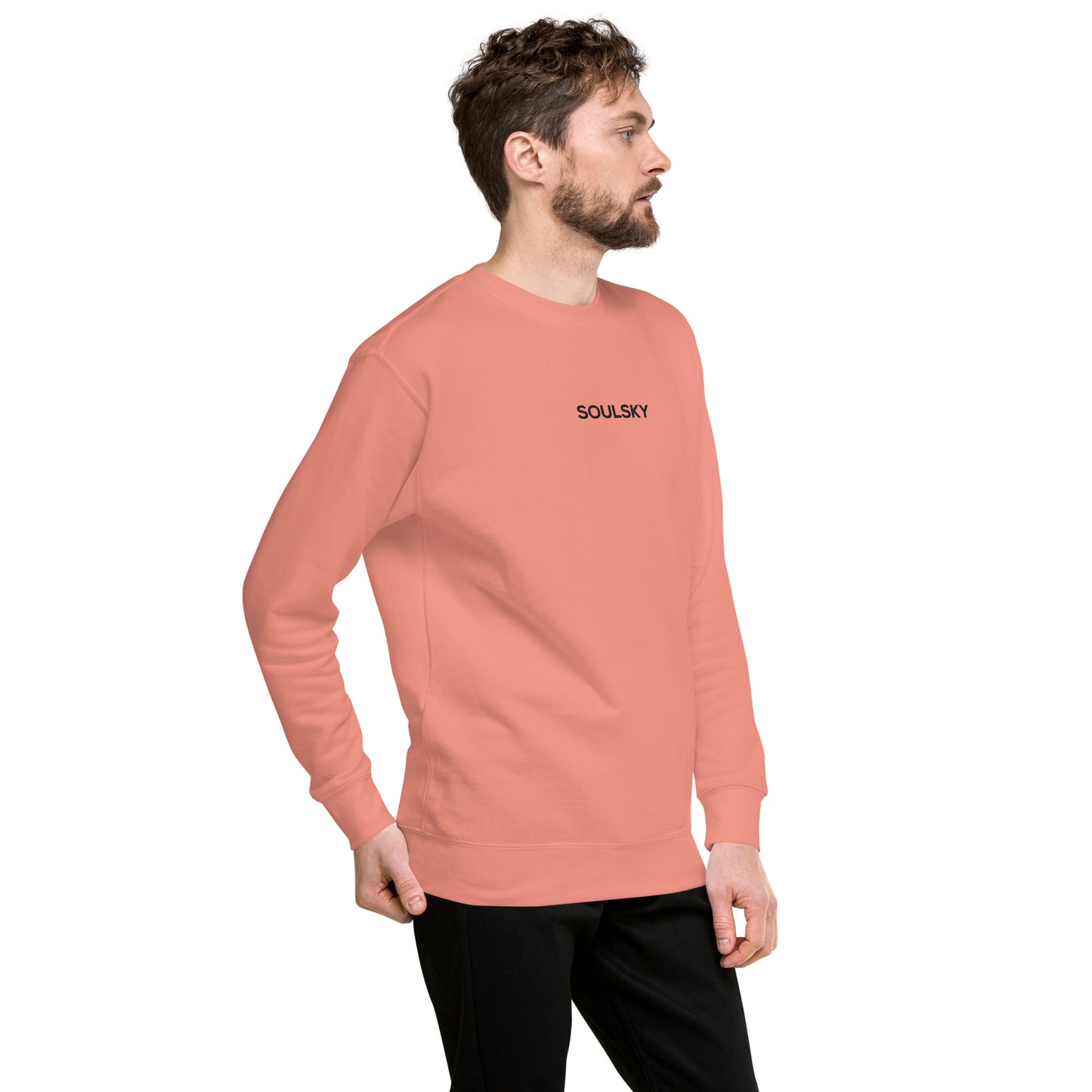 SOULSKY Classic Crew Sweatshirt - Pink