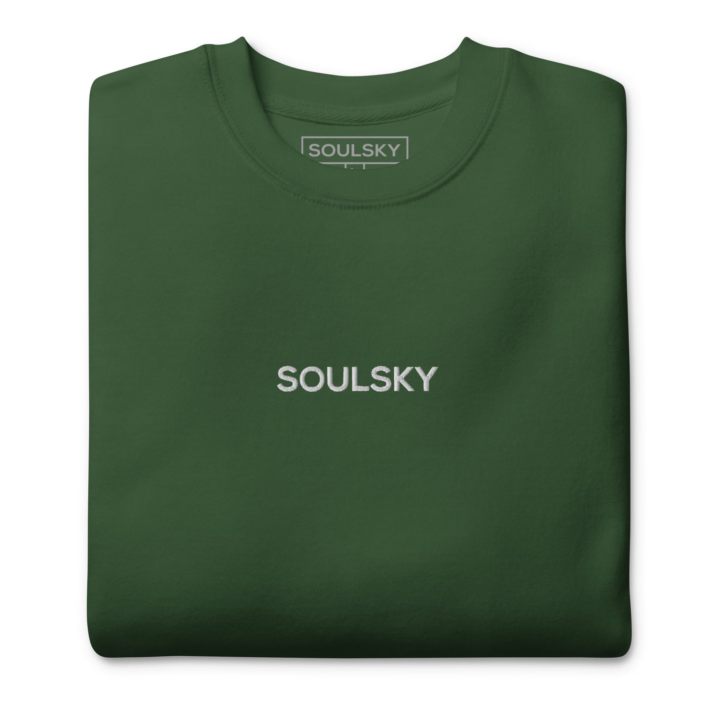 SOULSKY Classic Crew Sweatshirt - Forest Green