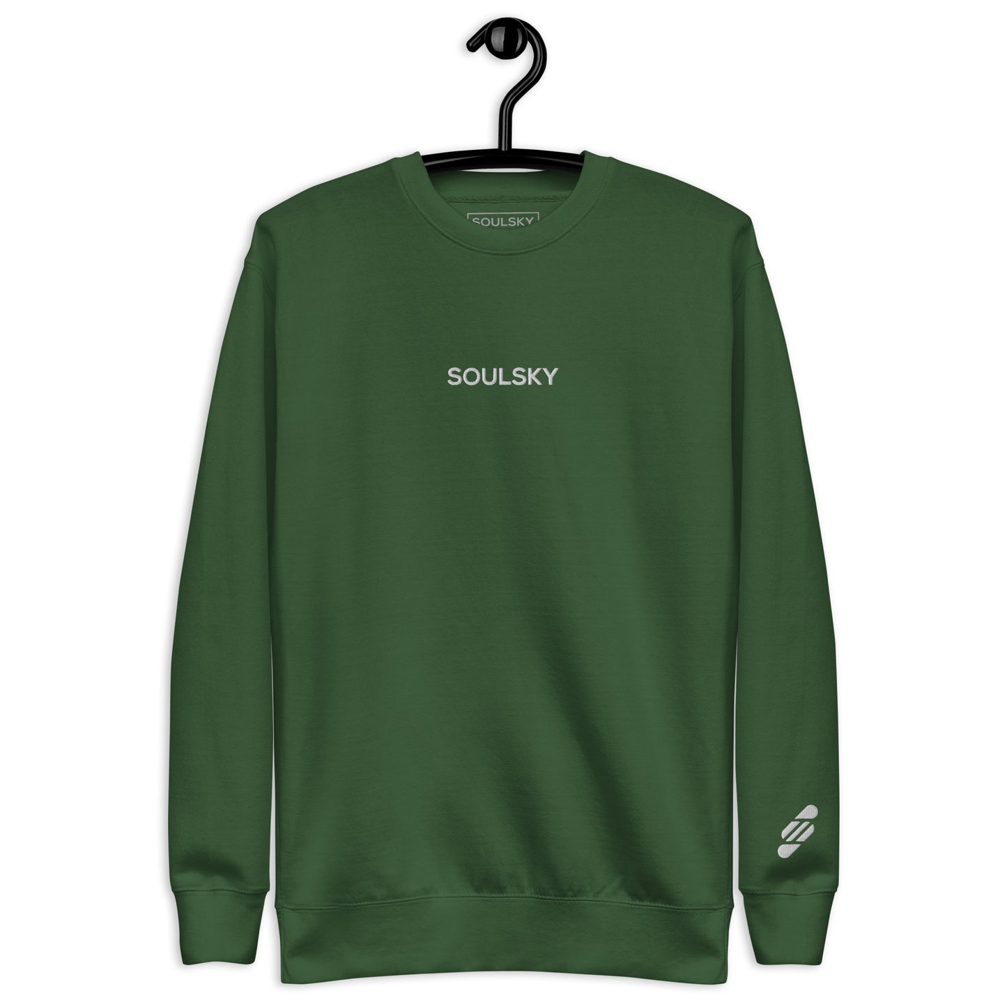 SOULSKY Classic Crew Sweatshirt - Forest Green