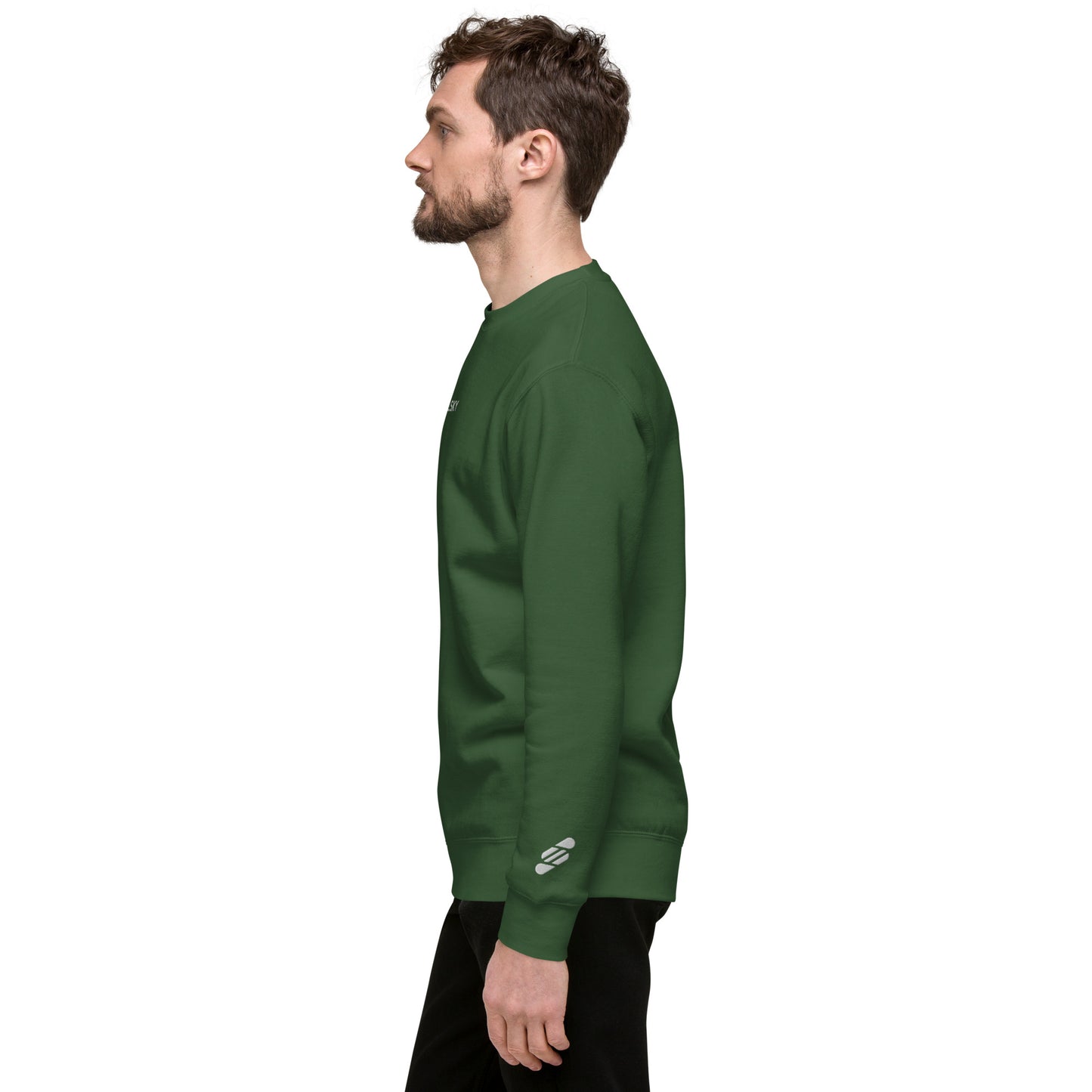 SOULSKY Classic Crew Sweatshirt - Forest Green