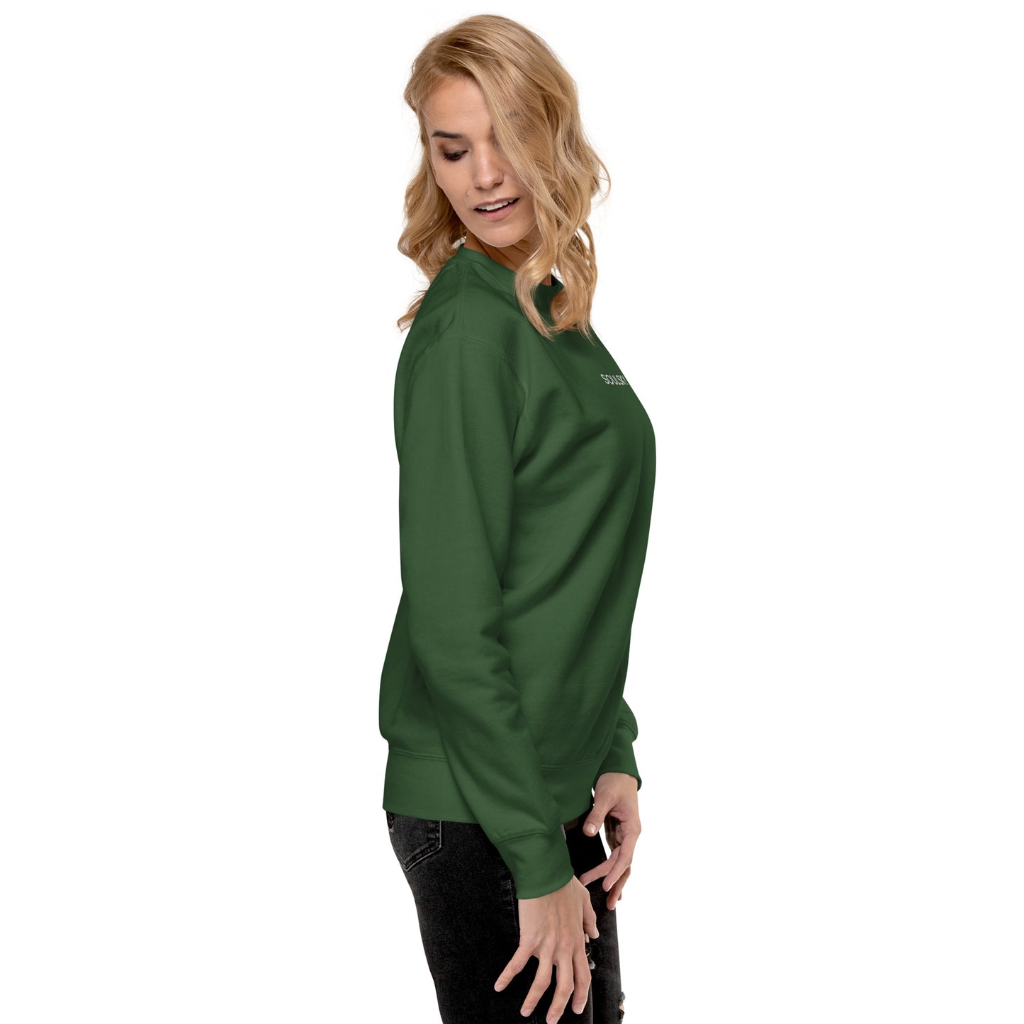 SOULSKY Classic Crew Sweatshirt - Forest Green