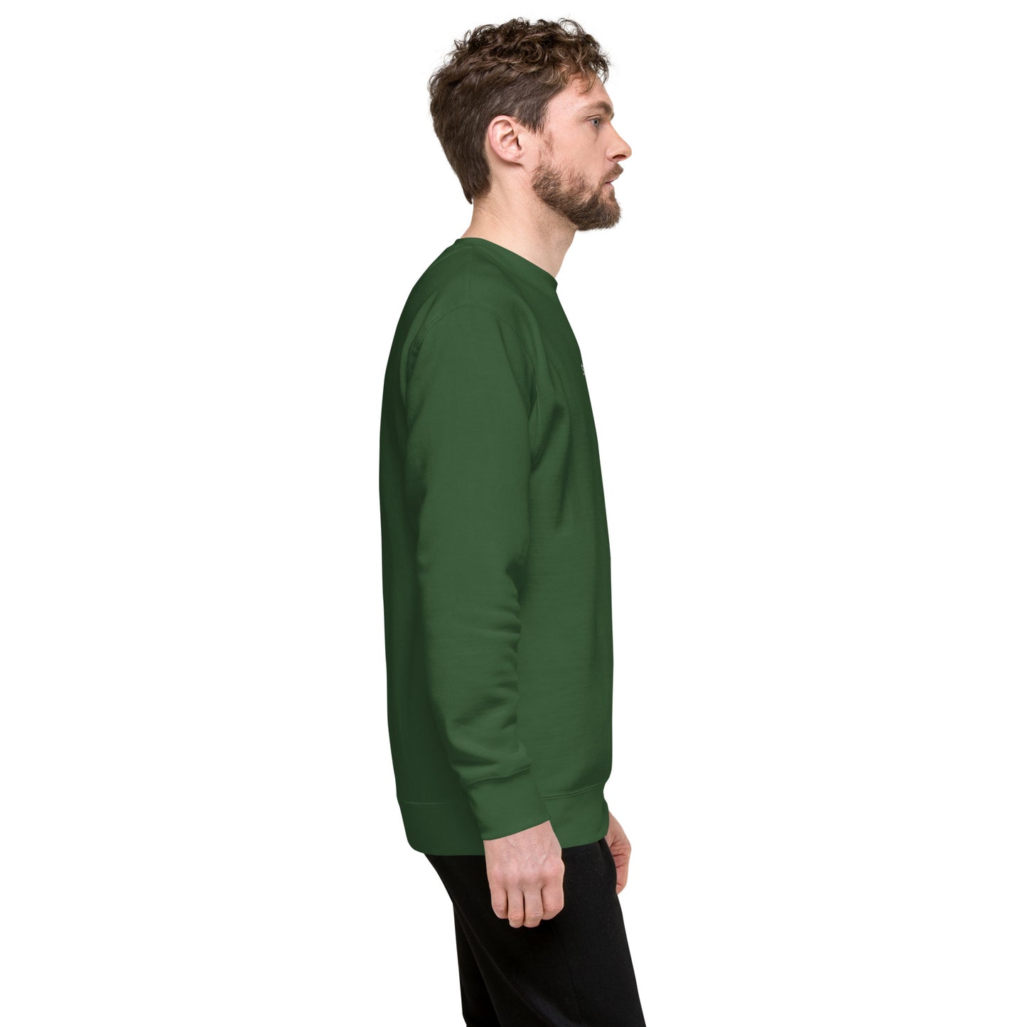 SOULSKY Classic Crew Sweatshirt - Forest Green