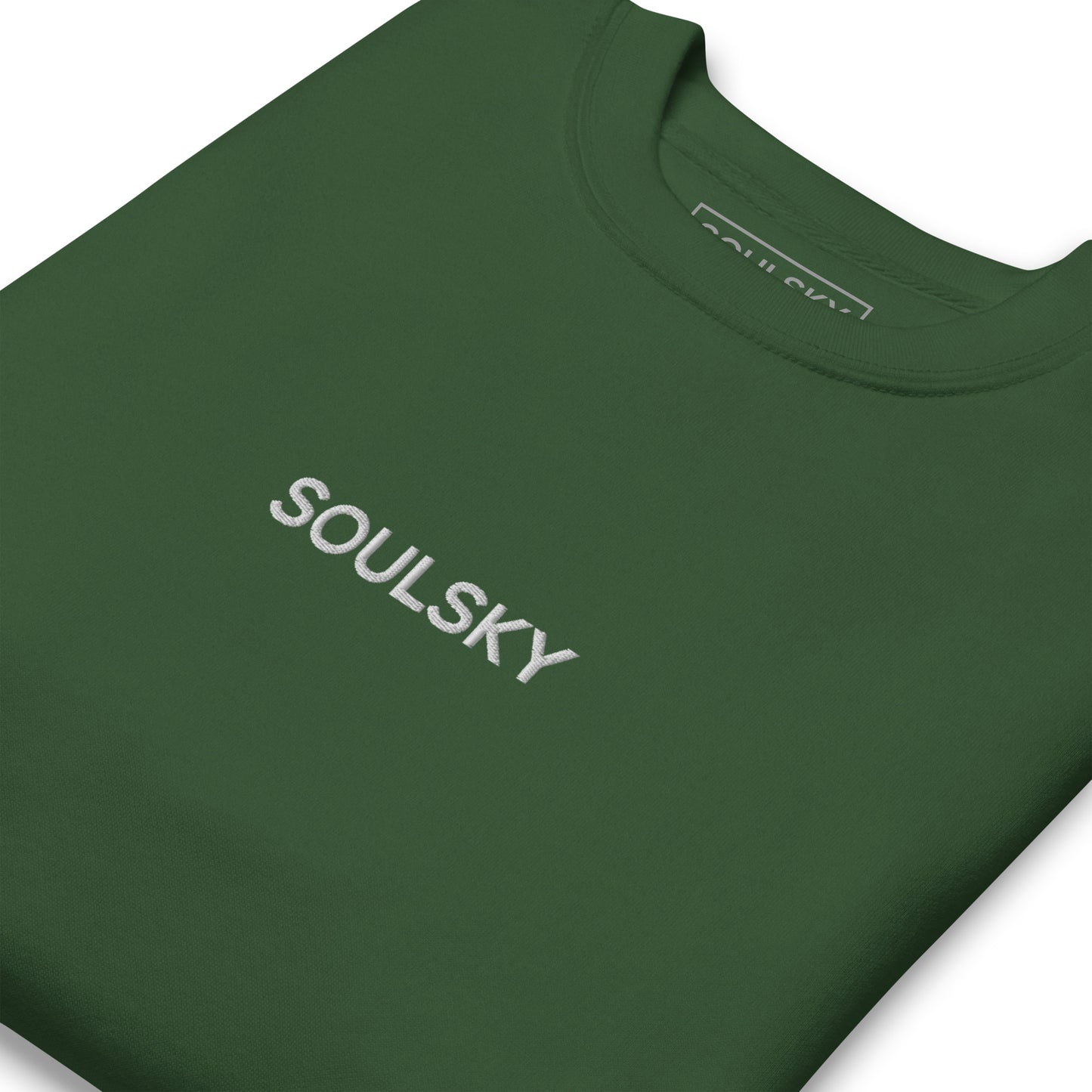 SOULSKY Classic Crew Sweatshirt - Forest Green