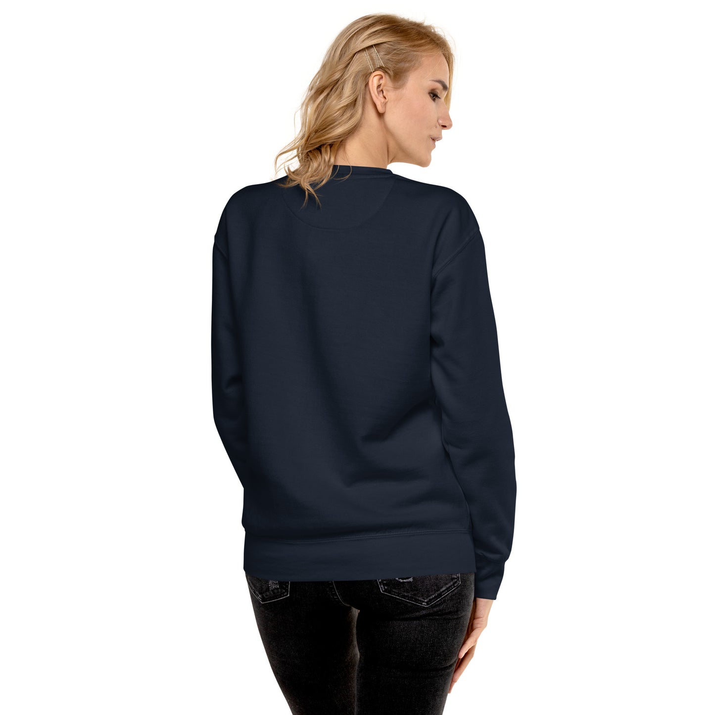 SOULSKY Classic Crew Sweatshirt - Navy Blue