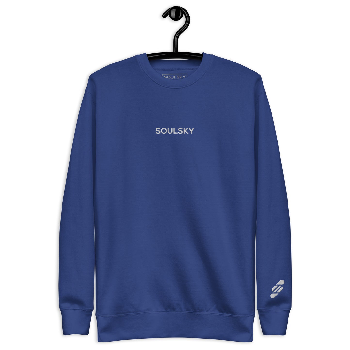 SOULSKY Classic Crew Sweatshirt - Royal Blue