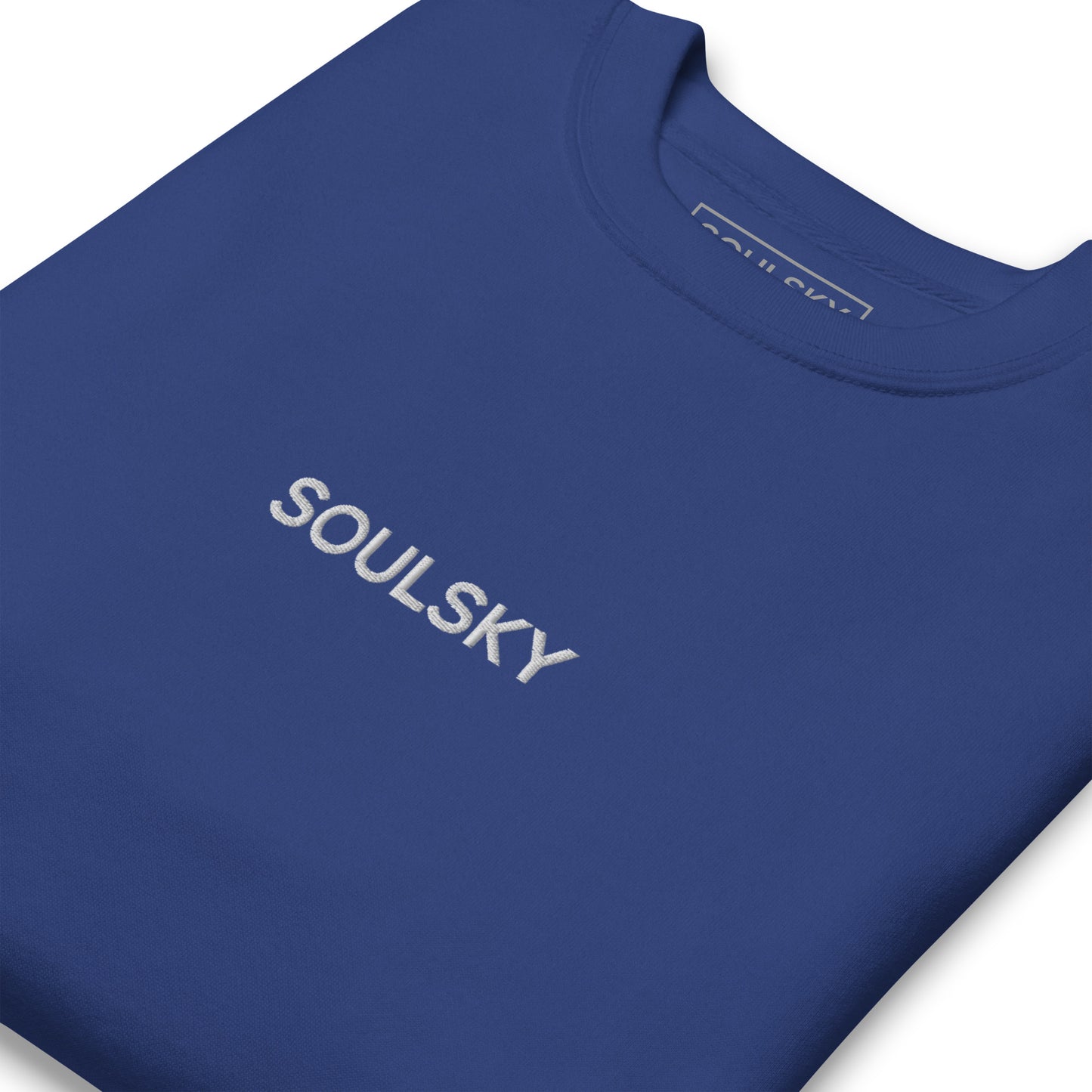 SOULSKY Classic Crew Sweatshirt - Royal Blue
