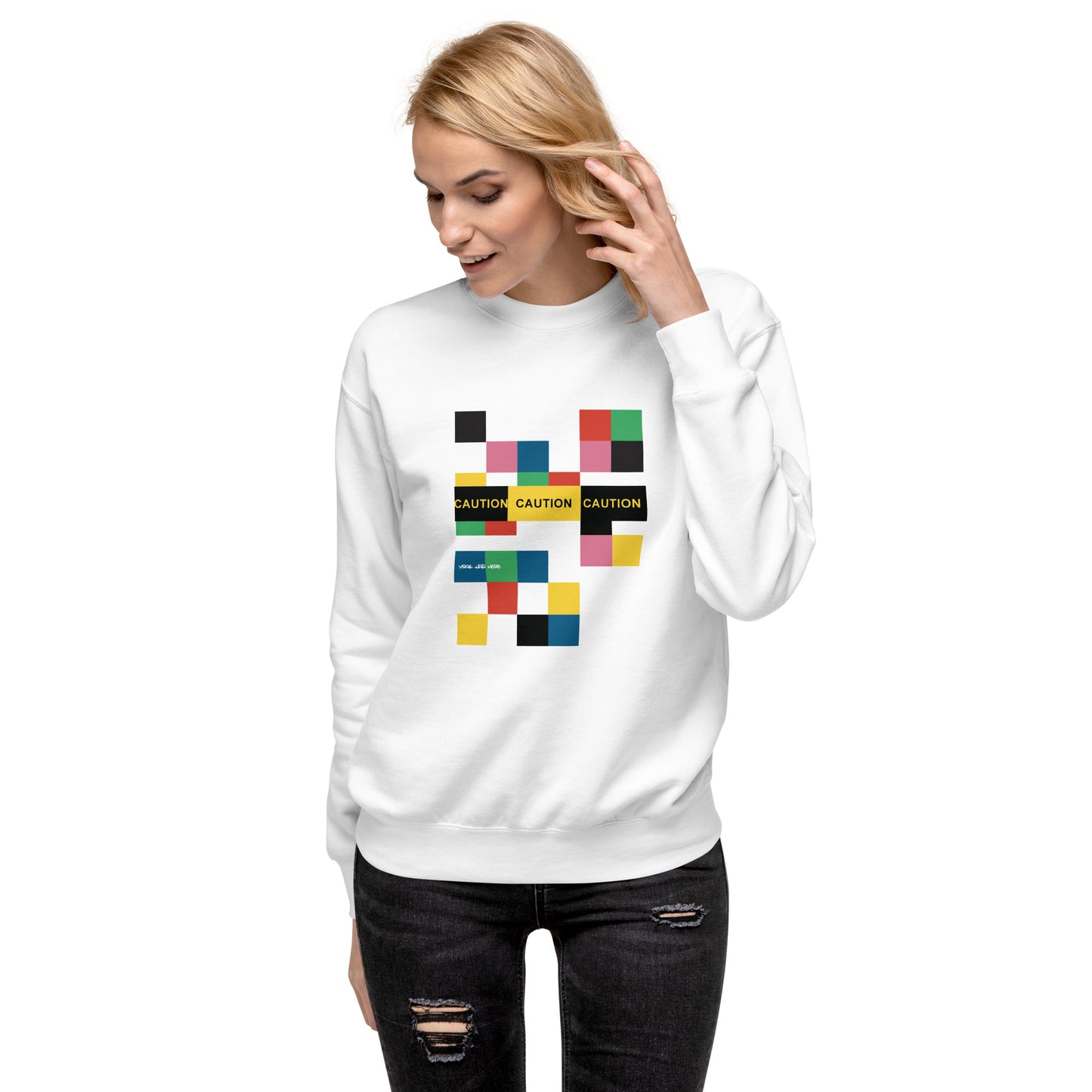 PATTERN MAKER Sweatshirt (White)