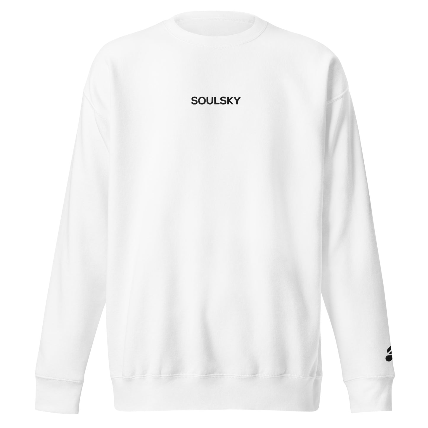 SOULSKY Classic Crew Sweatshirt - White