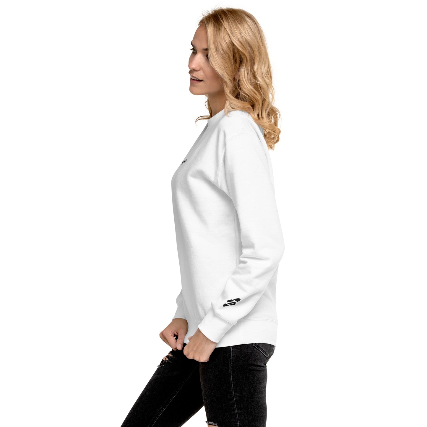 SOULSKY Classic Crew Sweatshirt - White