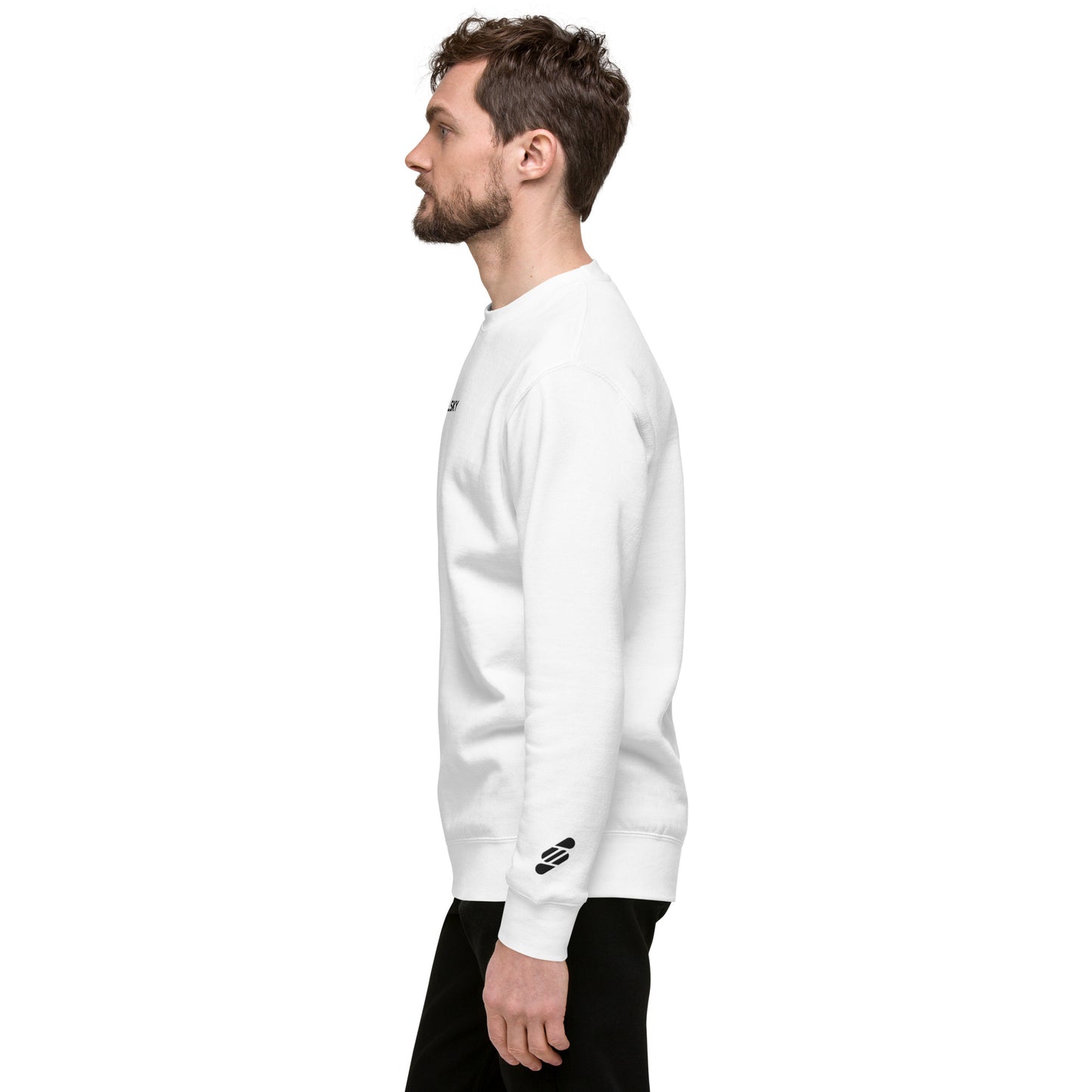 SOULSKY Classic Crew Sweatshirt - White