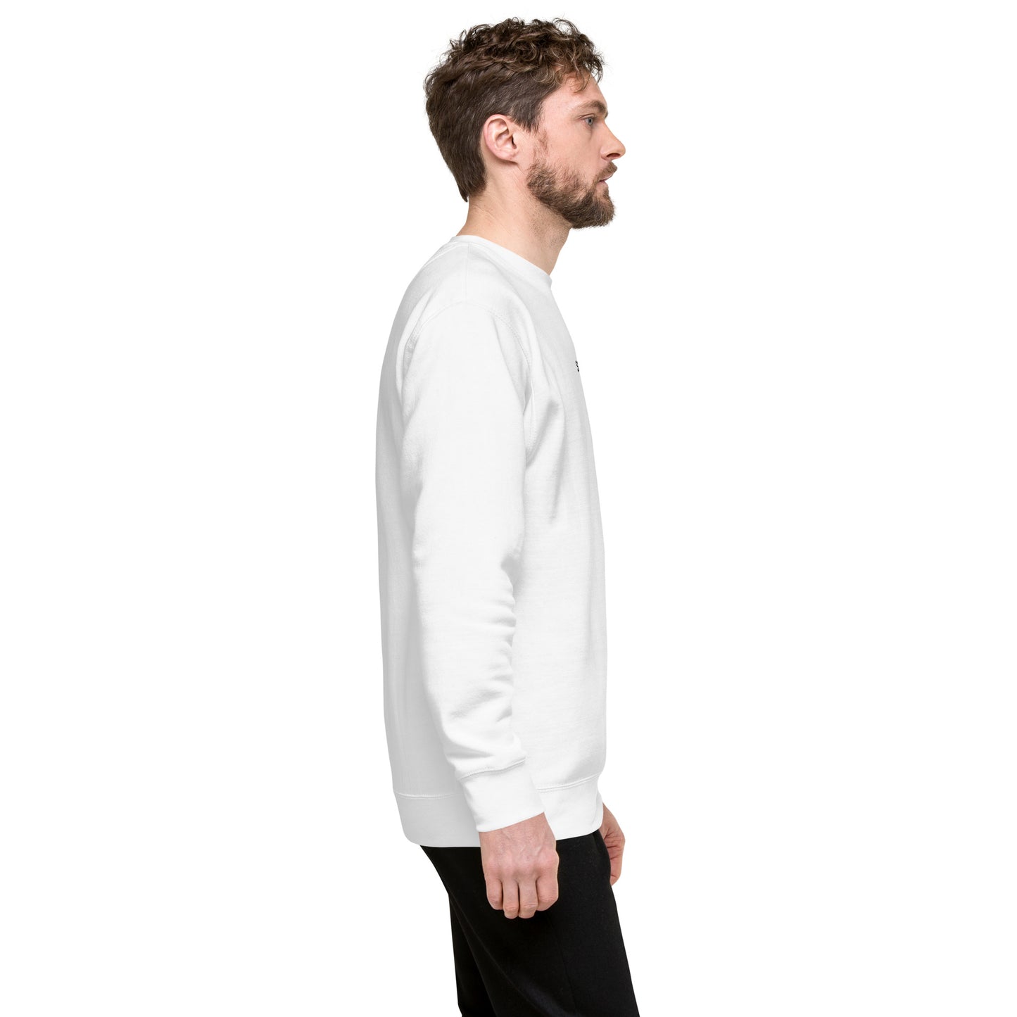 SOULSKY Classic Crew Sweatshirt - White