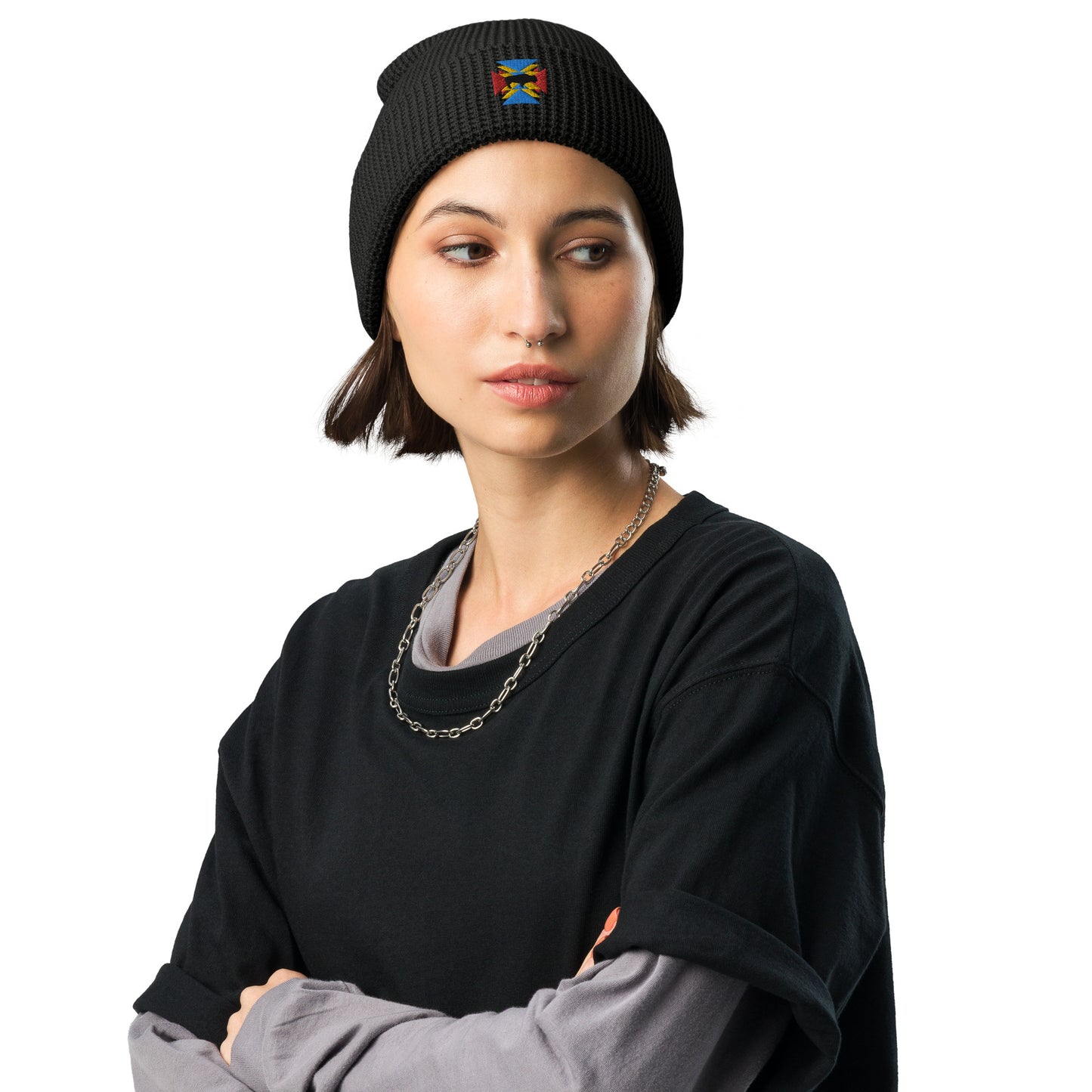 BE BRAVE Waffle Beanie