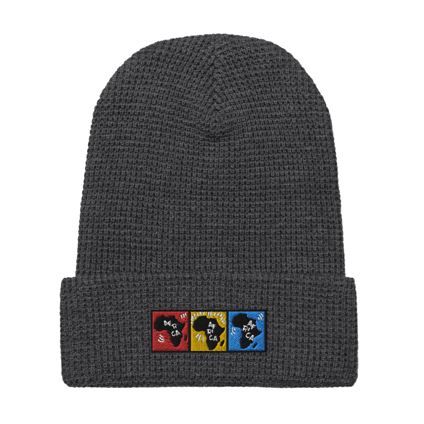 AFRICA PRIMARY Waffle Beanie