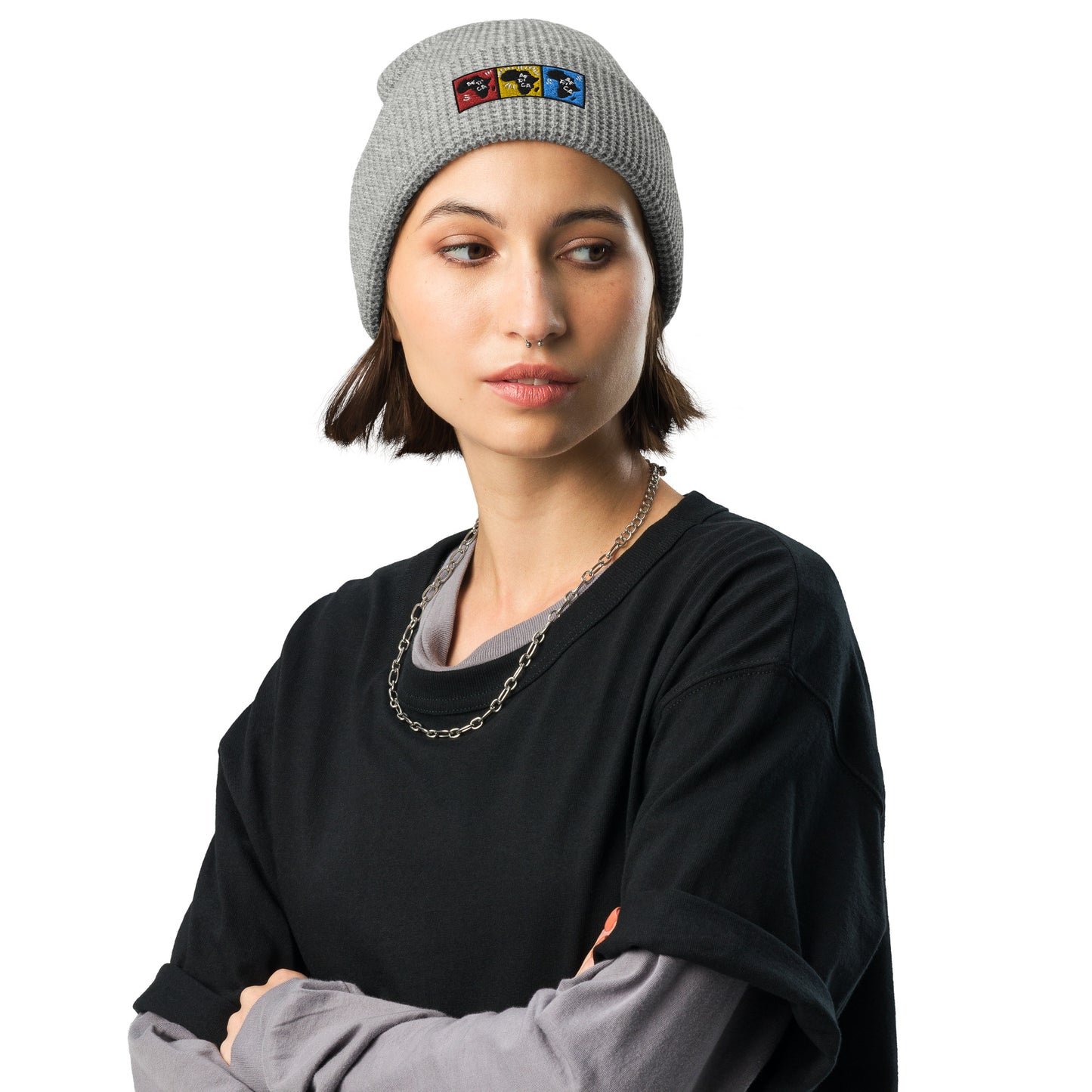 AFRICA PRIMARY Waffle Beanie