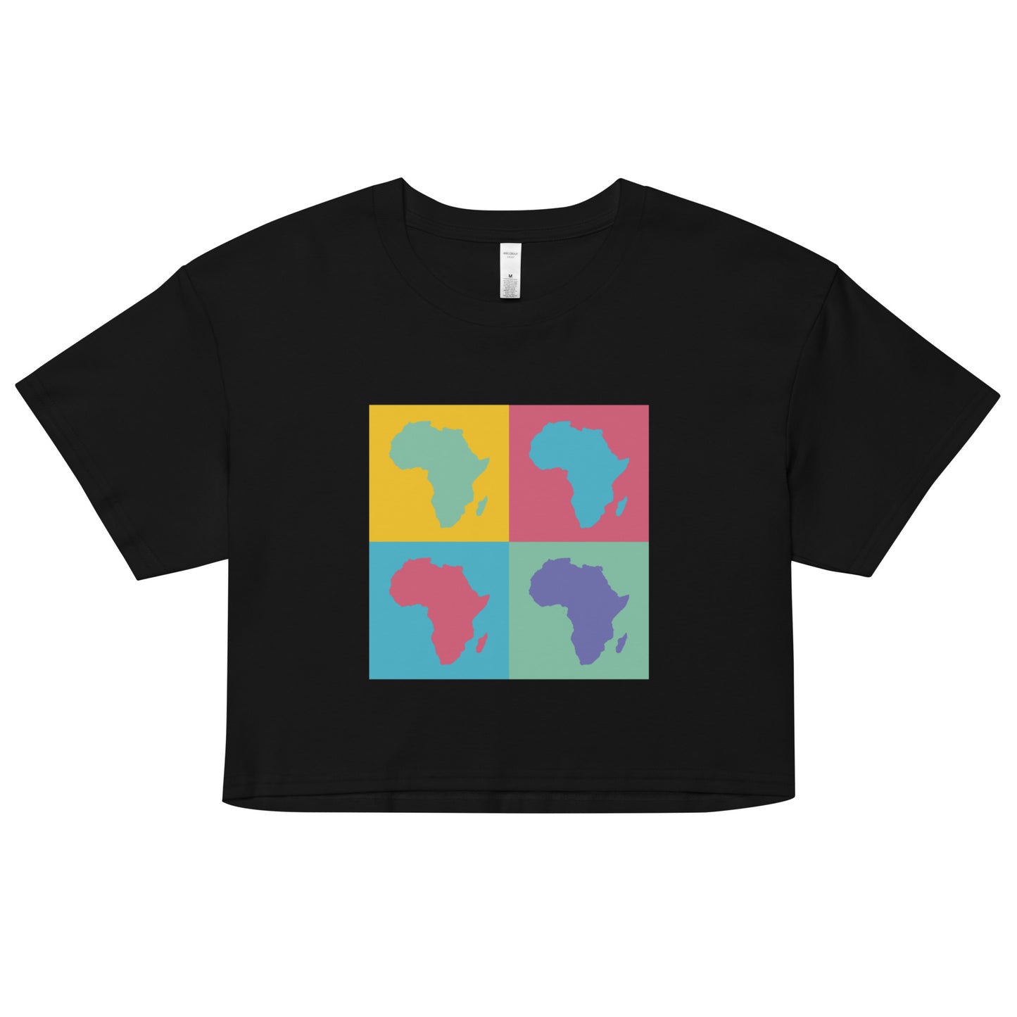 AFRICA WARHOL Crop Top Tee