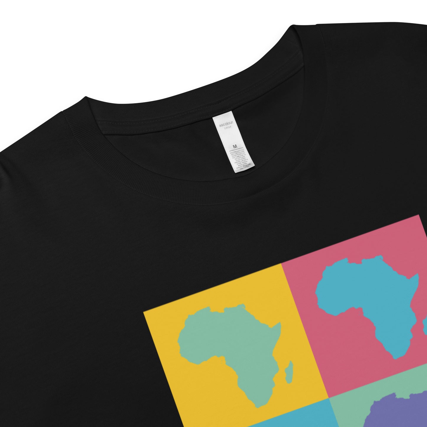 AFRICA WARHOL Crop Top Tee