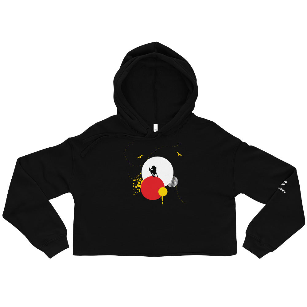 HAVE FUN Cropped Hoodie