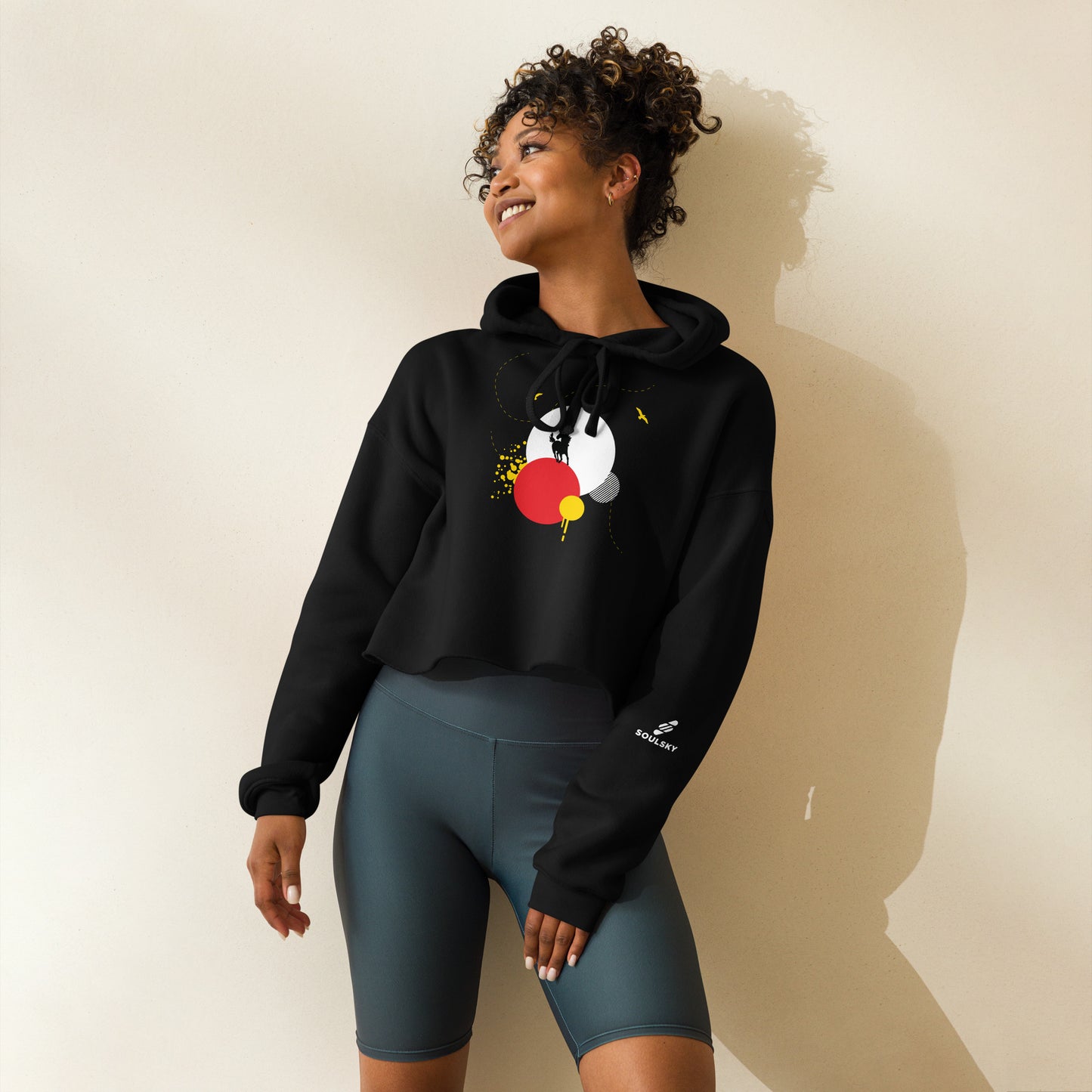 HAVE FUN Cropped Hoodie