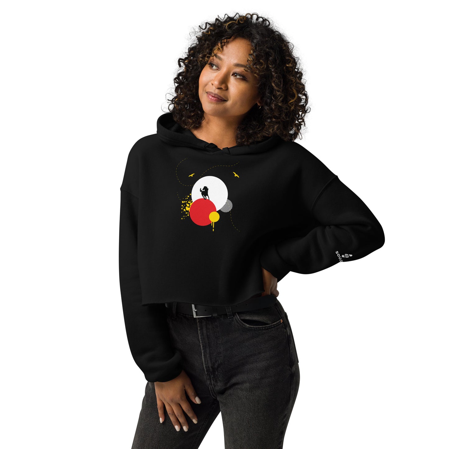HAVE FUN Cropped Hoodie