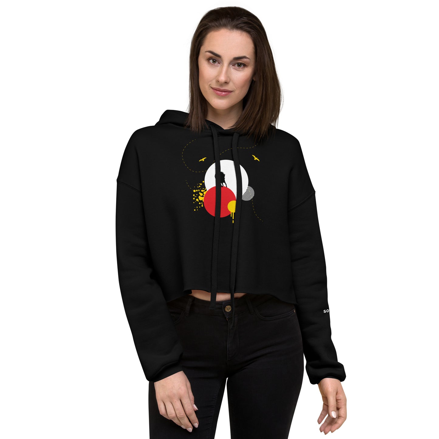HAVE FUN Cropped Hoodie