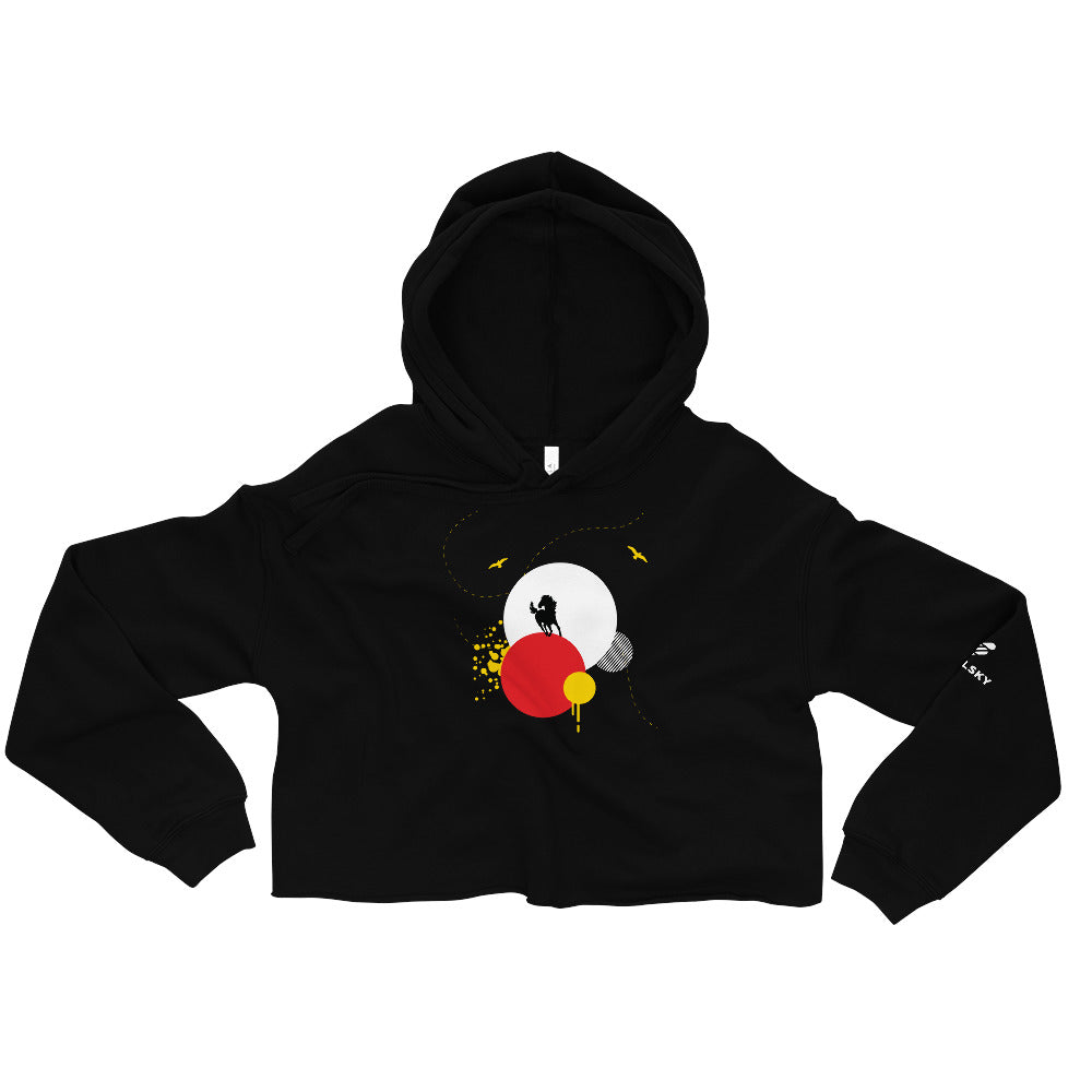 HAVE FUN Cropped Hoodie