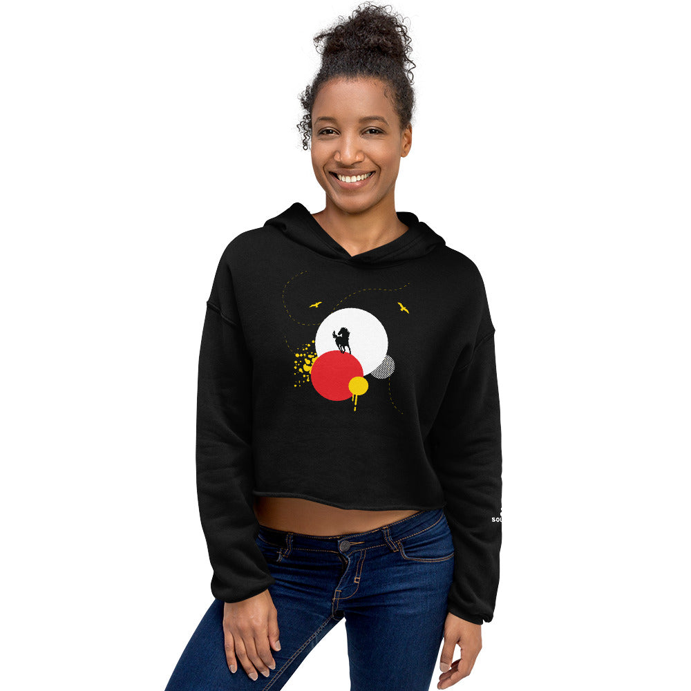HAVE FUN Cropped Hoodie