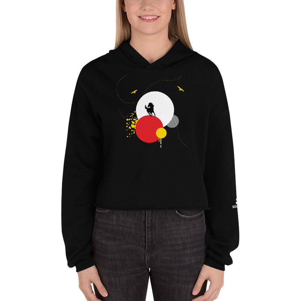HAVE FUN Cropped Hoodie