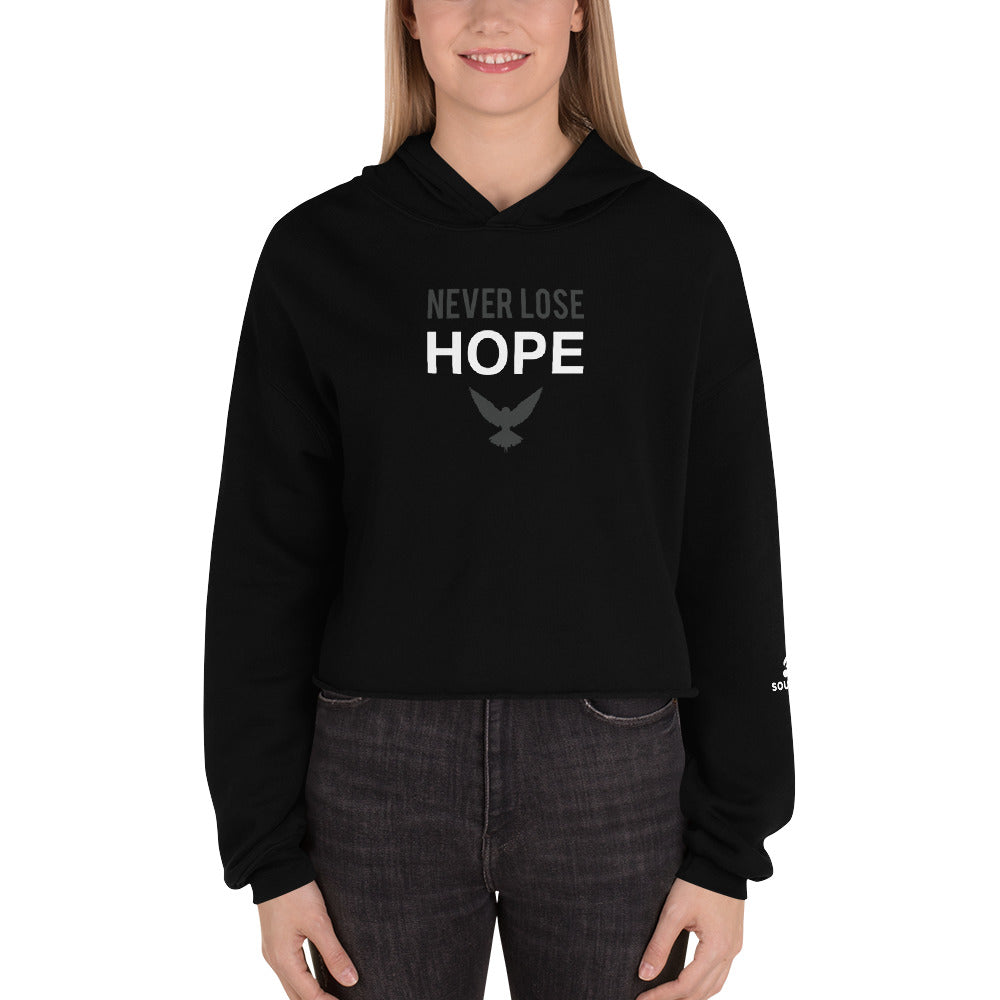 NEVER LOSE HOPE Cropped Hoodie