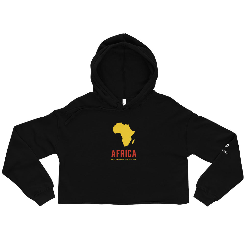 AFRICA - MOTHER OF CIVILIZATION Cropped Hoodie