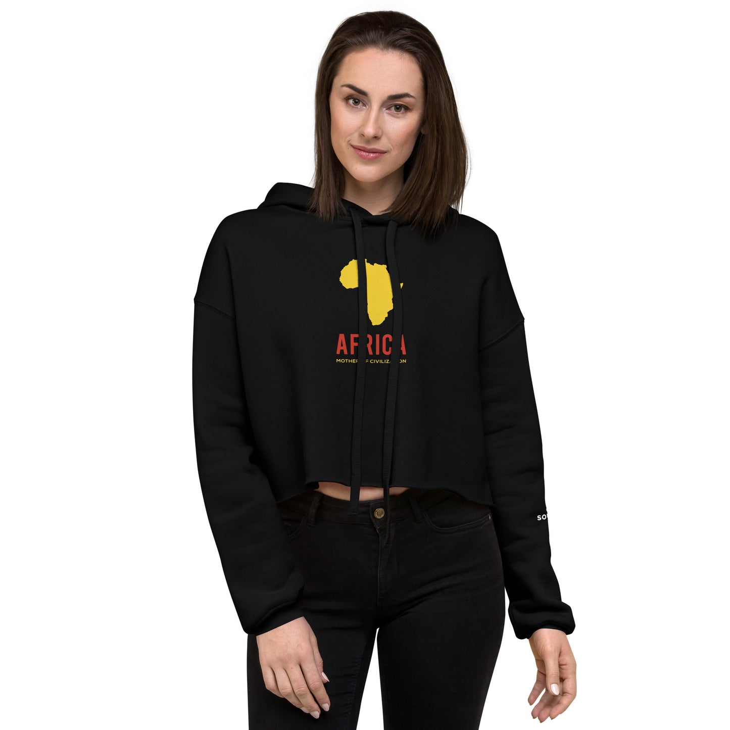 AFRICA - MOTHER OF CIVILIZATION Cropped Hoodie