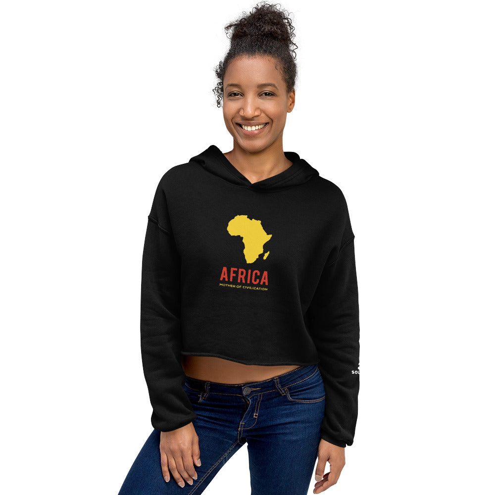 AFRICA - MOTHER OF CIVILIZATION Cropped Hoodie