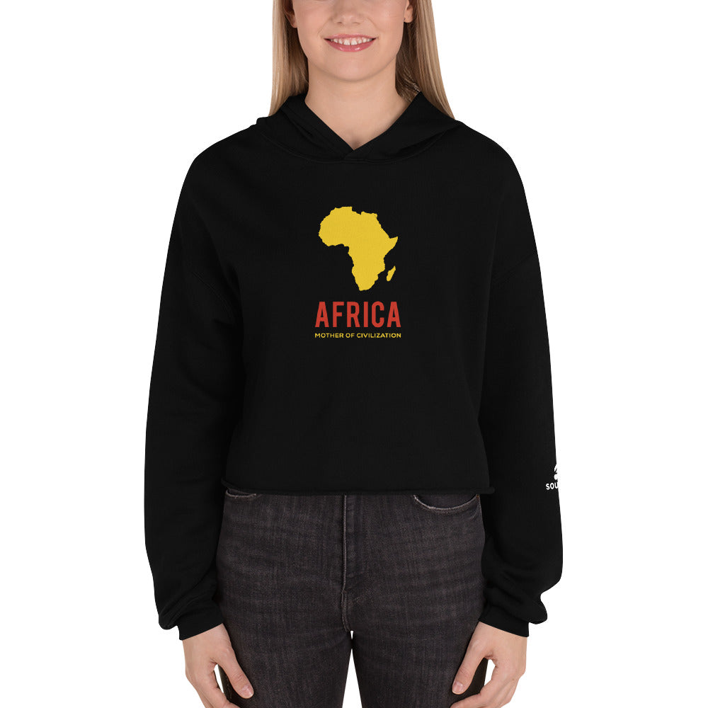 AFRICA - MOTHER OF CIVILIZATION Cropped Hoodie