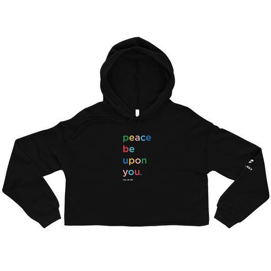 PEACE BE UPON YOU Cropped Hoodie