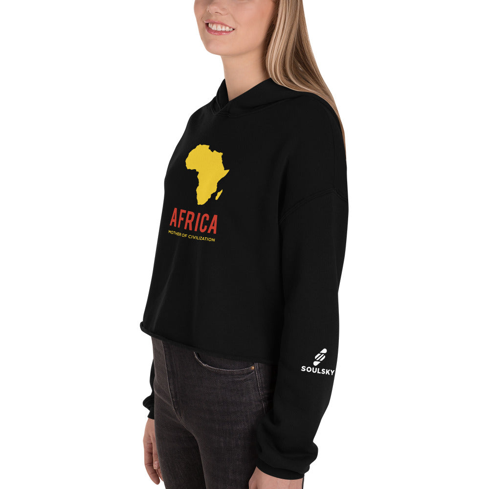 AFRICA - MOTHER OF CIVILIZATION Cropped Hoodie