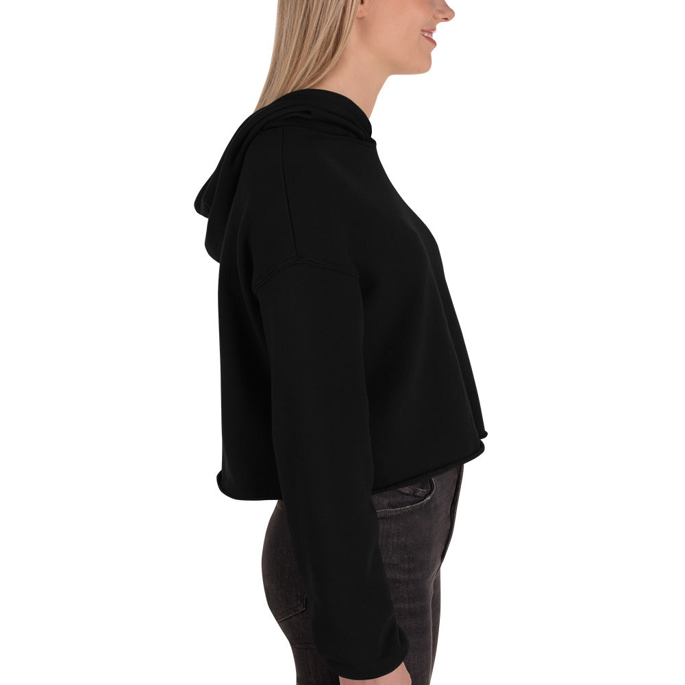 SOULSKY Logo Cropped Hoodie (Black)