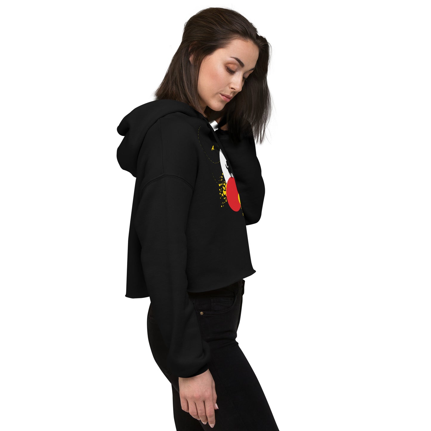 HAVE FUN Cropped Hoodie