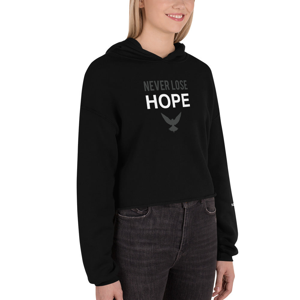 NEVER LOSE HOPE Cropped Hoodie