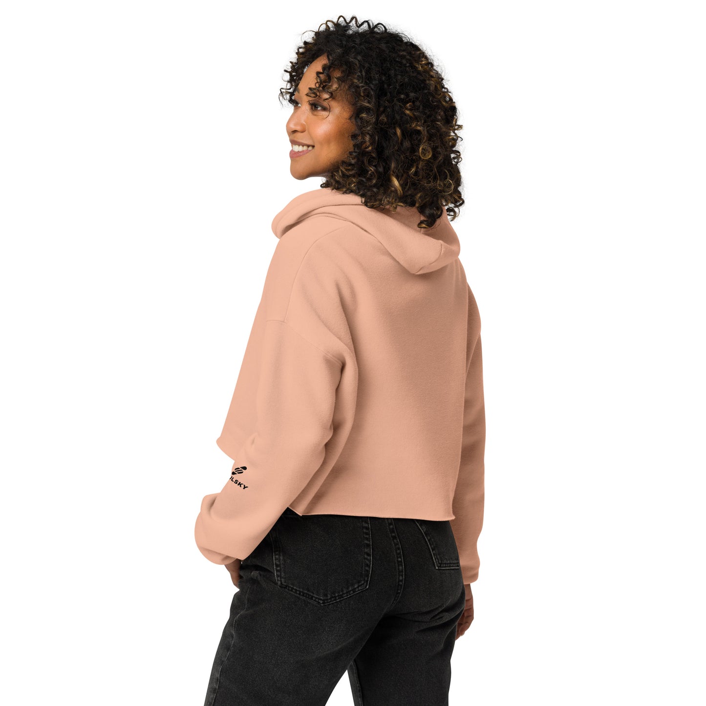 ELEVATE Cropped Hoodie (Pink)